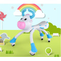 Versión actualizada Blue &amp; Pink Lovely Cow Baby Walking Car con ruedas Animales Kids Ride on Car 10218546